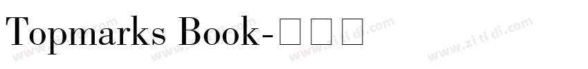 Topmarks Book字体转换